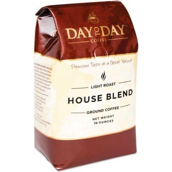 D2D Coffee Day to Day Coffee 100% Pure Coffee, House Blend, Ground, 28 oz Bag PCO33700